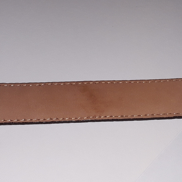 Brighton Vtg. Brown faux croc leather belt - EUC - Picture 14 of 15